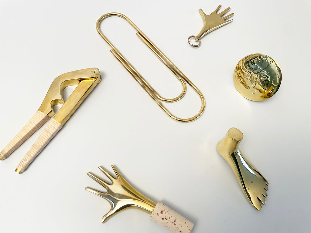 Northernism - brass objects by Carl Auböck