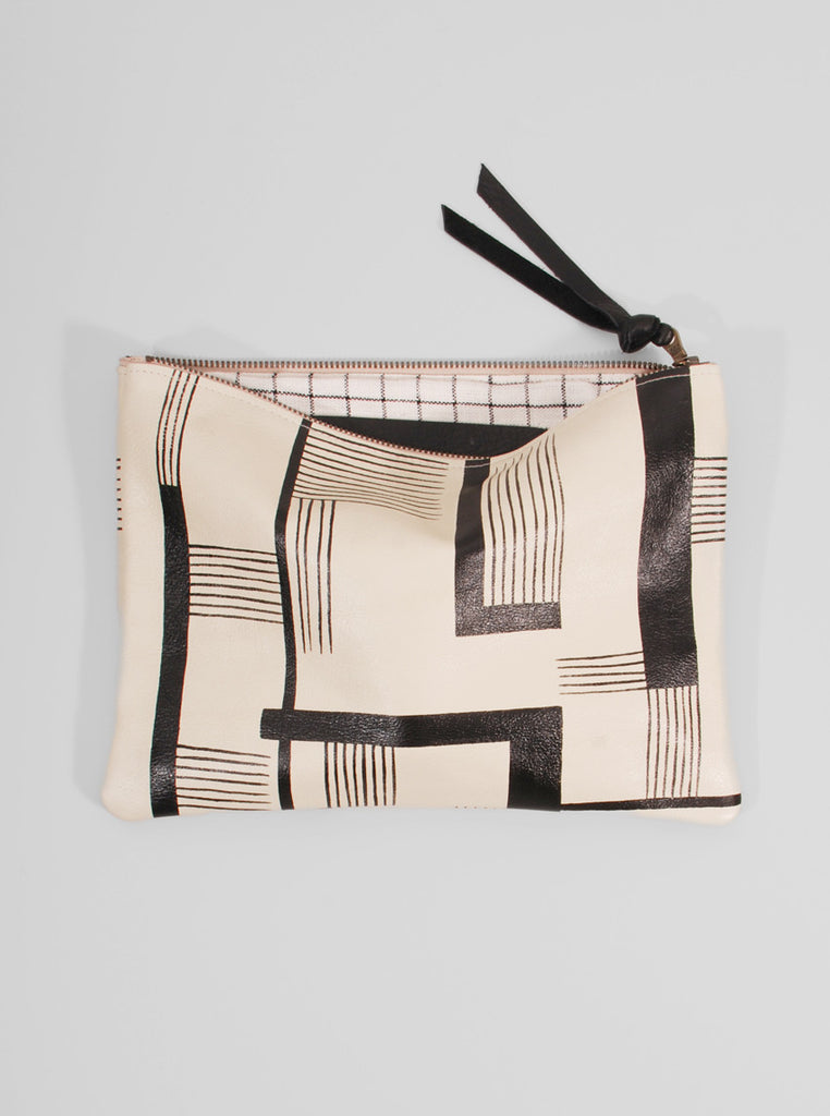 Leather Clutch Modern Art, Jessica Kertis - Northernism