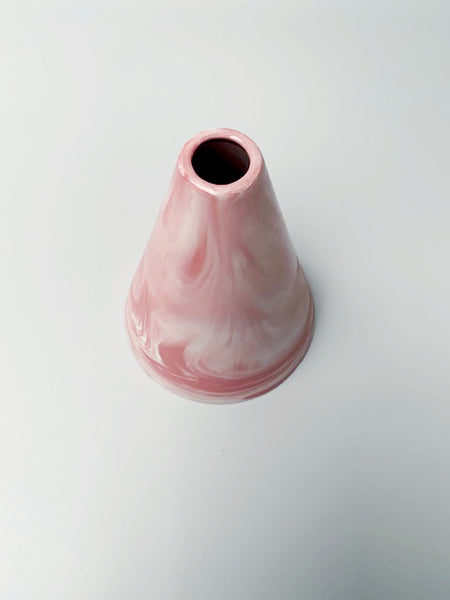 Cone Shaped Vase - Marbled Pink Marbled, June Eleven - Northernism